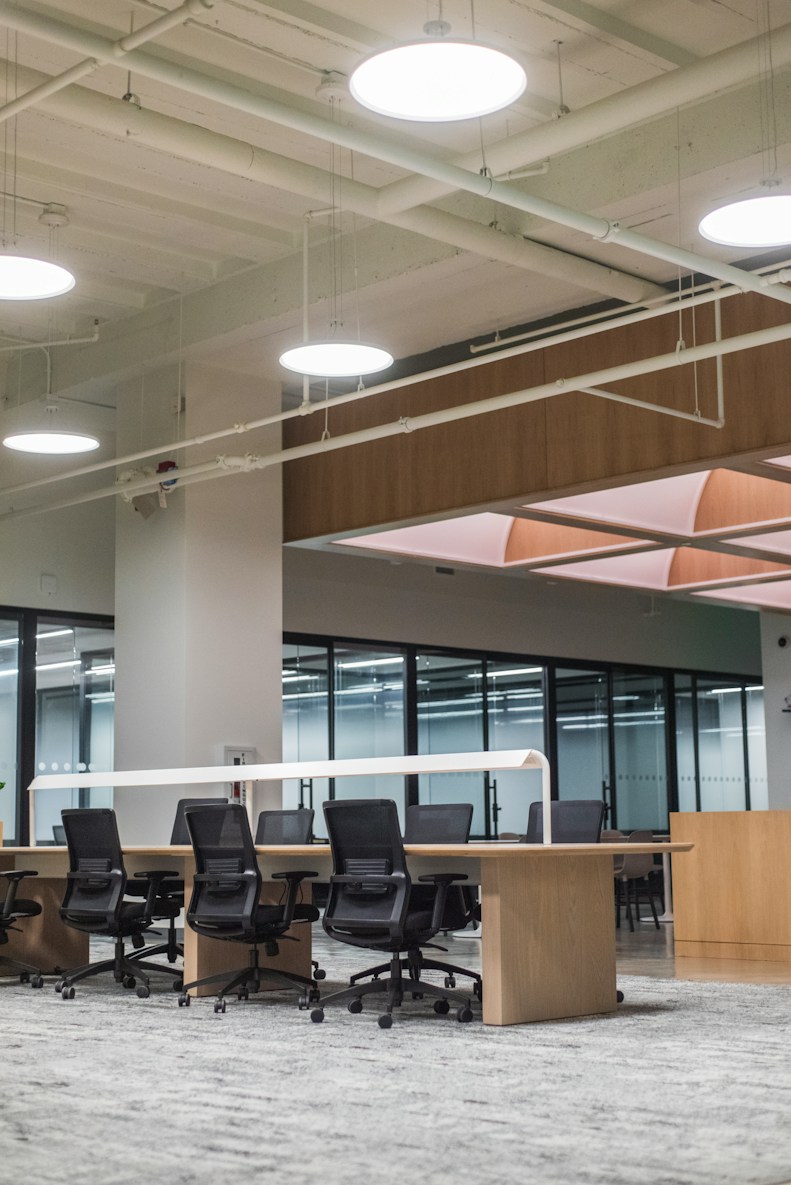 Modern workspace for the FlyHigh Global team